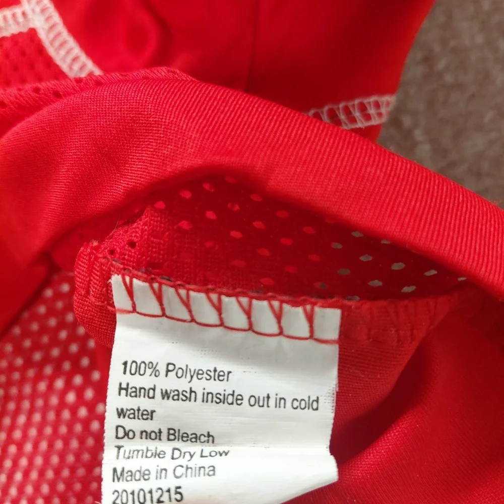 Hunter Detroit Red Wings Mesh DOG Hockey Jersey Shirt Size LARGE